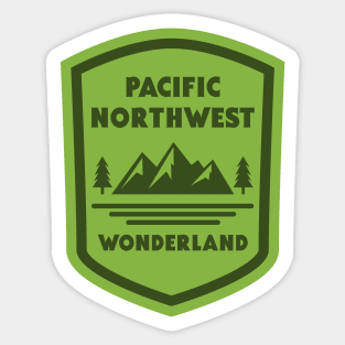 Pacific Northwest Wonderland Sticker